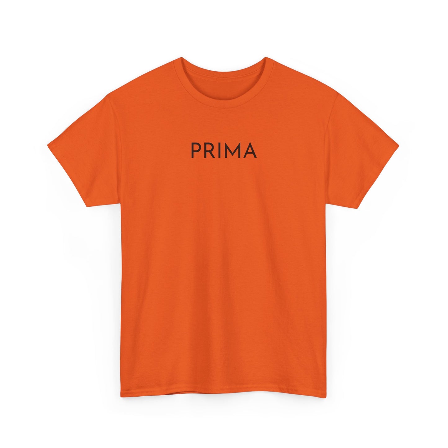 PRIMA T-Shirt (Brustprint) – Unisex Heavy Cotton Tee | Nachhaltige Streetwear aus 100% Baumwolle