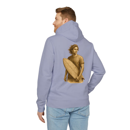 Surfer Hoodie Unisex (Rückenprint) – Oversized Kapuzenpullover mit Surfer-Print | Retro Beach Style für Männer & Frauen