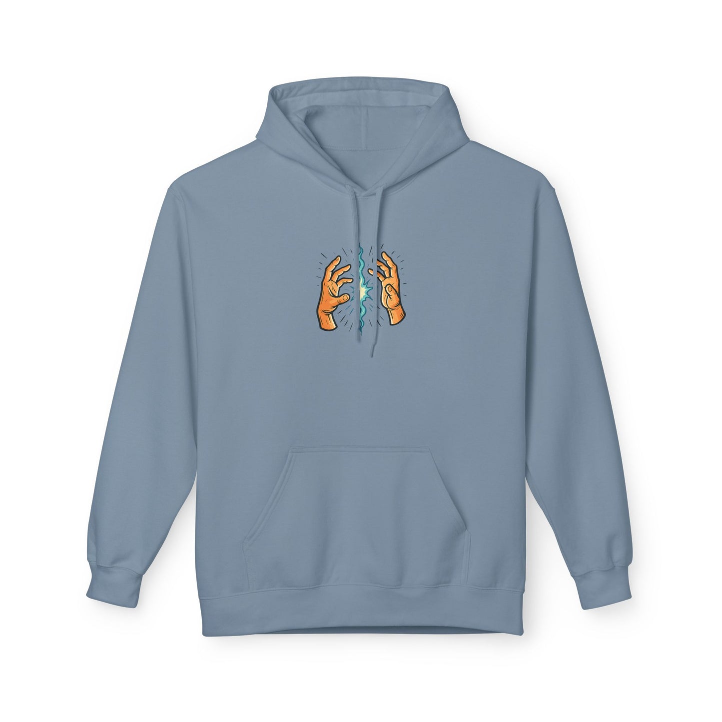EXHALE Hoodie – Unisex Fleece Kapuzenpullover | Nachhaltige Streetwear mit Achtsamkeits-Statement