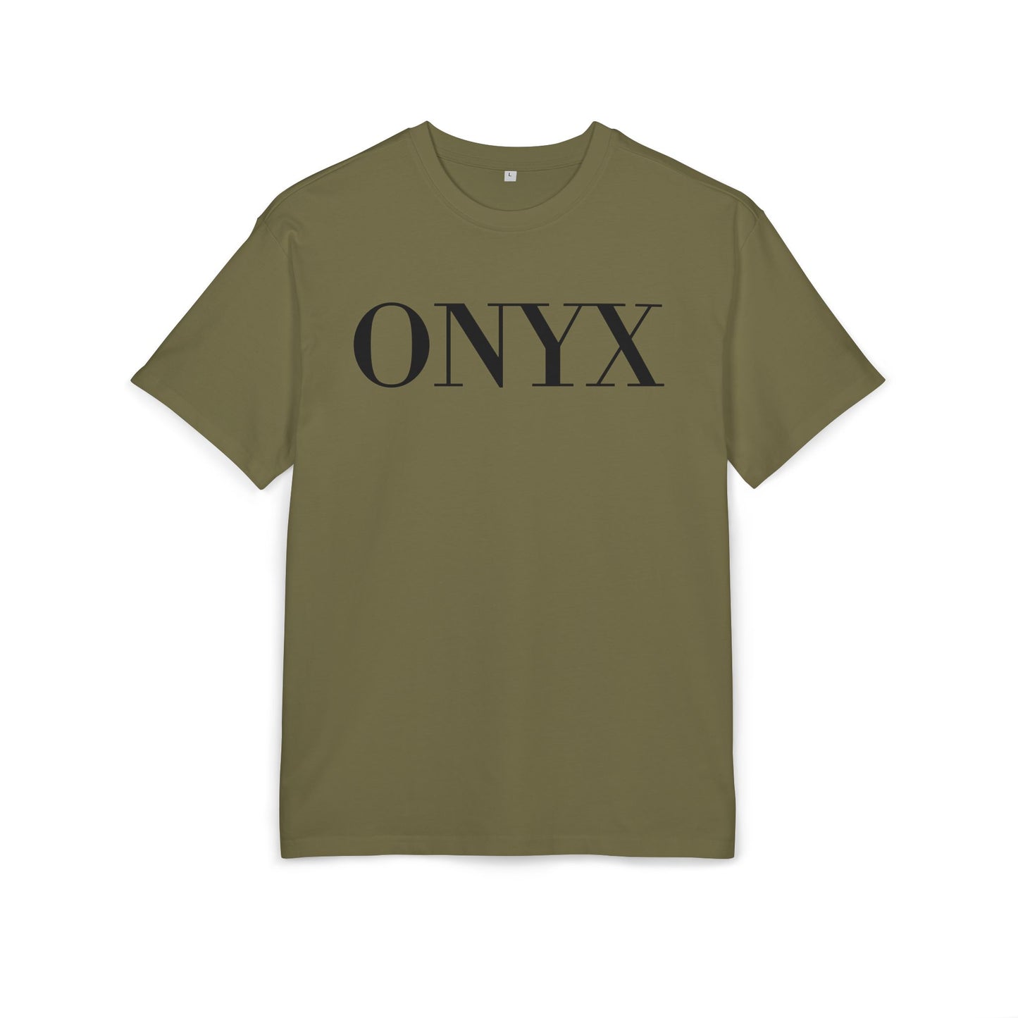 ONYX T-Shirt (Brustprint) – Minimalistisches Oversize Streetwear Design für Damen & Herren