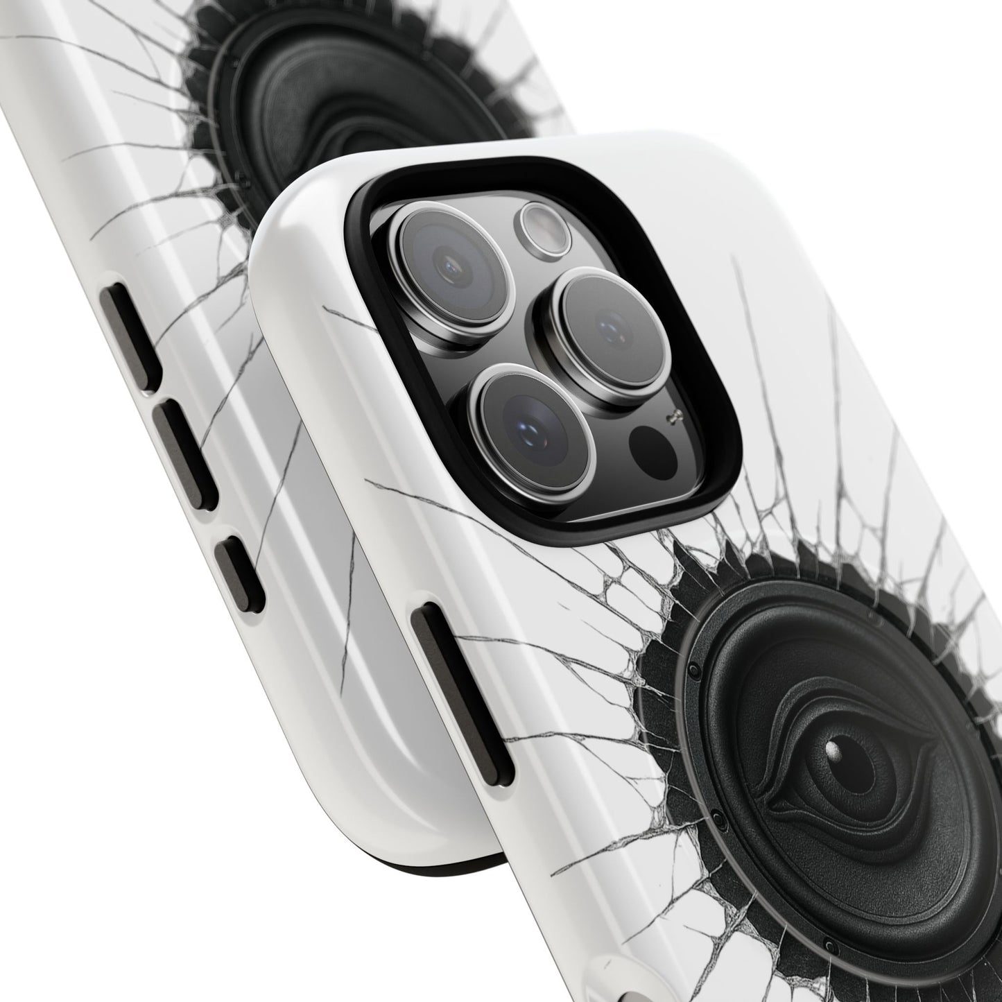 Surreal Eye Speaker Handyhülle – Kreatives Lautsprecher-Augen Design für Musik- & Kunstfans – Schutzhülle für iPhone & Android"
