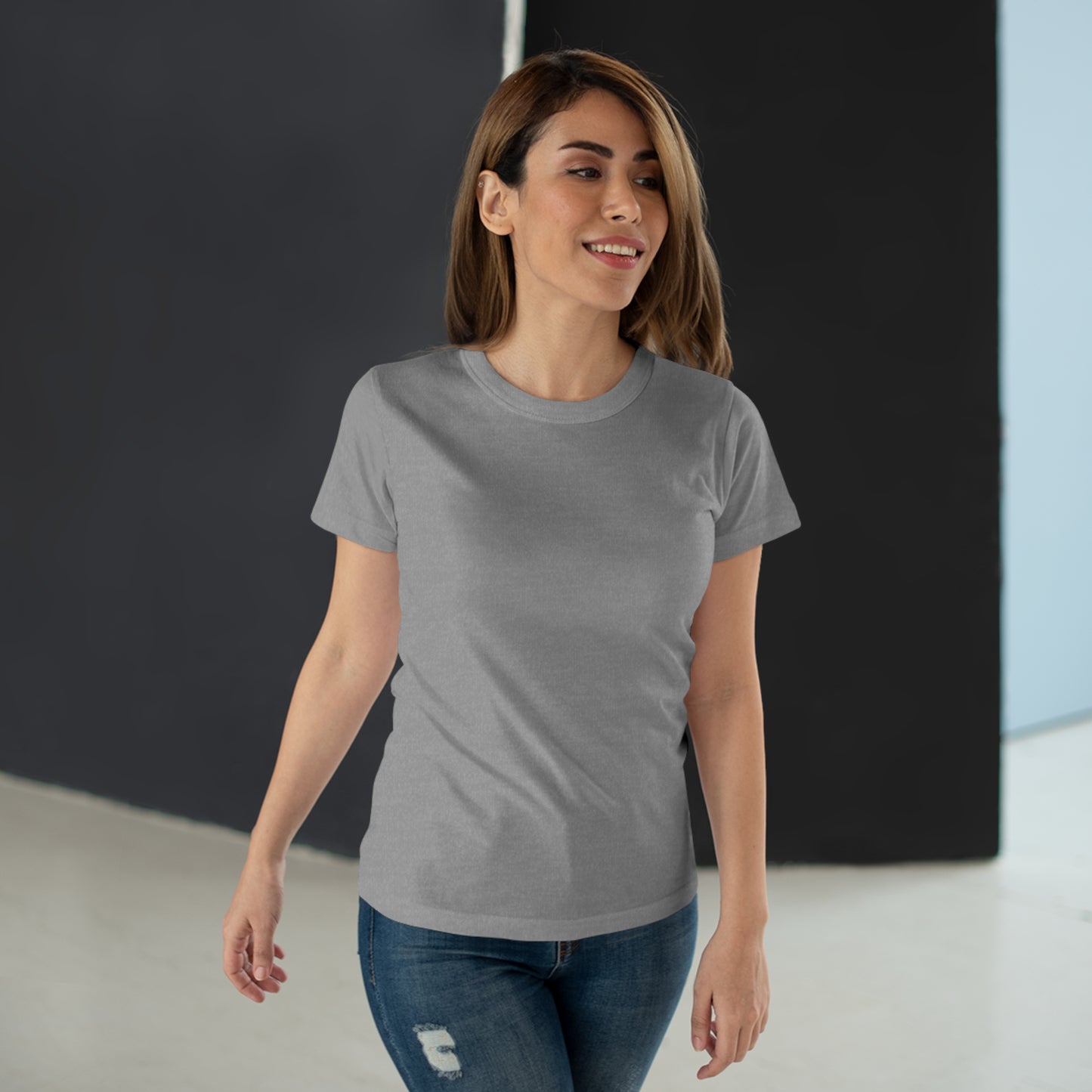 “Huh?” Katze – Lustiges Katzen T-Shirt mit Rückendruck | Für Katzenfans mit Humor