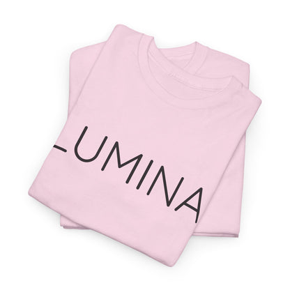 LUMINA T-Shirt Unisex (Brustprint) – Nachhaltiges Heavy Cotton Tee aus 100% Baumwolle, Streetwear Basic & Geschenkidee