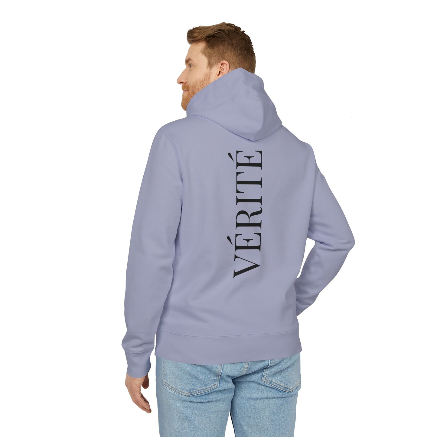Vérité Hoodie (Rückenprint) – Oversize Kapuzenpullover im minimalistischen Streetwear-Design für Damen & Herren