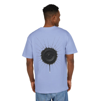 Surreal Sound T-Shirt – Lautsprecher mit Auge Design im Black & White Look – Unisex Streetwear für Musik- & Kunstfans