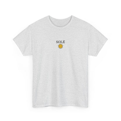 SOLÉ T-Shirt (Brustprint) – Unisex Heavy Cotton Tee | Nachhaltige Streetwear aus 100% Baumwolle