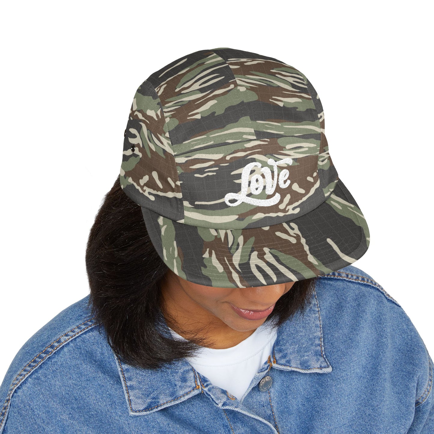 Love – 5-Panel Cap mit Stickerei