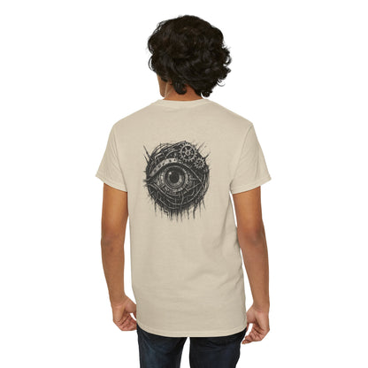 Biomechanisches Auge T-Shirt Unisex – Cyberpunk Zahnräder & Drähte Design | Futuristisches Cyborg Shirt für Sci-Fi & Gothic Fans