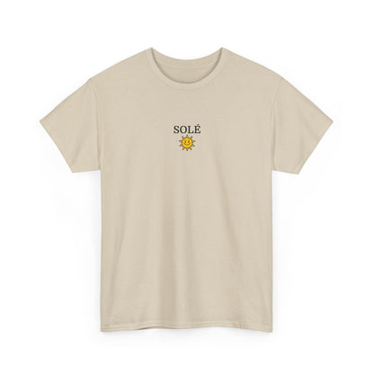 SOLÉ T-Shirt (Brustprint) – Unisex Heavy Cotton Tee | Nachhaltige Streetwear aus 100% Baumwolle