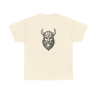 Wikinger T-Shirt Herren Unisex – Nordisches Krieger Design | Viking Skull Shirt | Nordic Mythology Streetwear