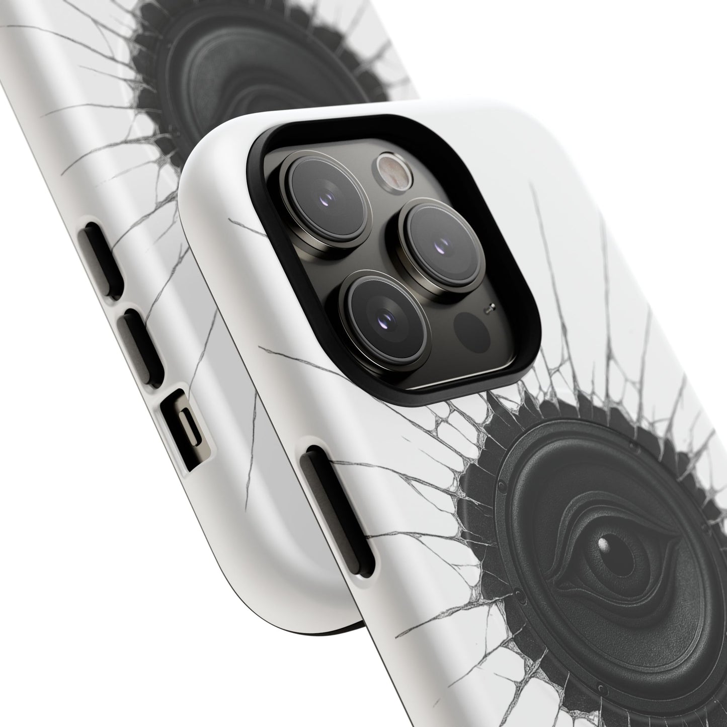 Surreal Eye Speaker Handyhülle – Kreatives Lautsprecher-Augen Design für Musik- & Kunstfans – Schutzhülle für iPhone & Android"