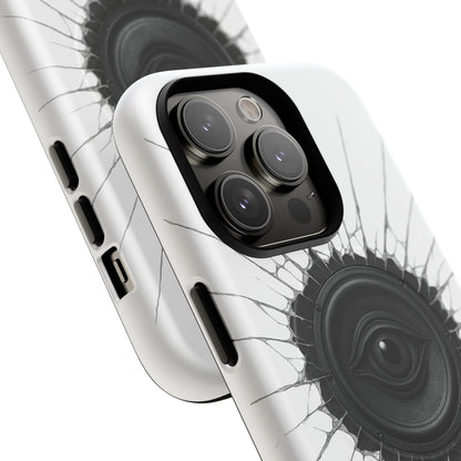 Surreal Eye Speaker Handyhülle – Kreatives Lautsprecher-Augen Design für Musik- & Kunstfans – Schutzhülle für iPhone & Android"