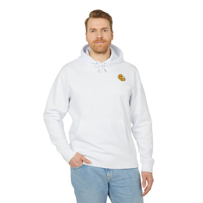 Bier Smiley Hoodie (Brustprint) – Witziger Kapuzenpullover für Männer & Frauen | Party Outfit