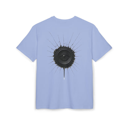 Surreal Sound T-Shirt – Lautsprecher mit Auge Design im Black & White Look – Unisex Streetwear für Musik- & Kunstfans