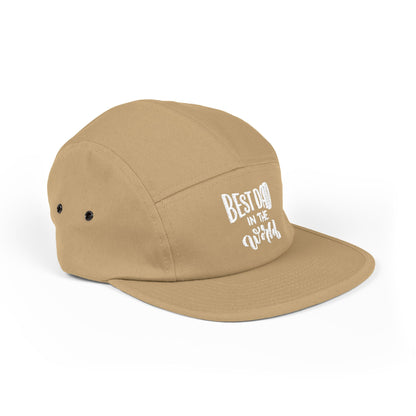 Best Dad in the World – 5-Panel Cap mit Stickerei