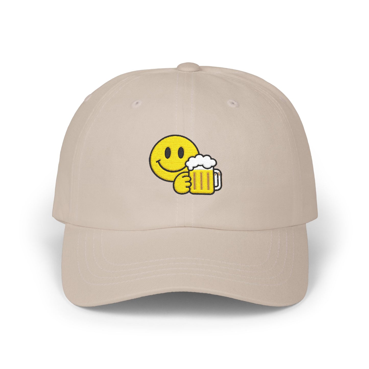 Smiley Bier Cap – Coole Basecap mit Bierkrug Motiv | Party-Accessoire