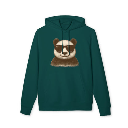 Panda Hoodie mit Sonnenbrille (Brustprint) – Cooler Unisex Kapuzenpullover im Oversize Streetwear Look