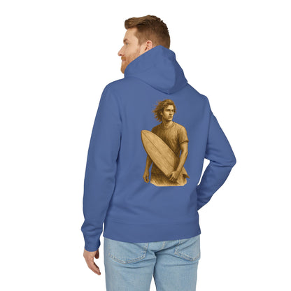 Surfer Hoodie Unisex (Rückenprint) – Oversized Kapuzenpullover mit Surfer-Print | Retro Beach Style für Männer & Frauen