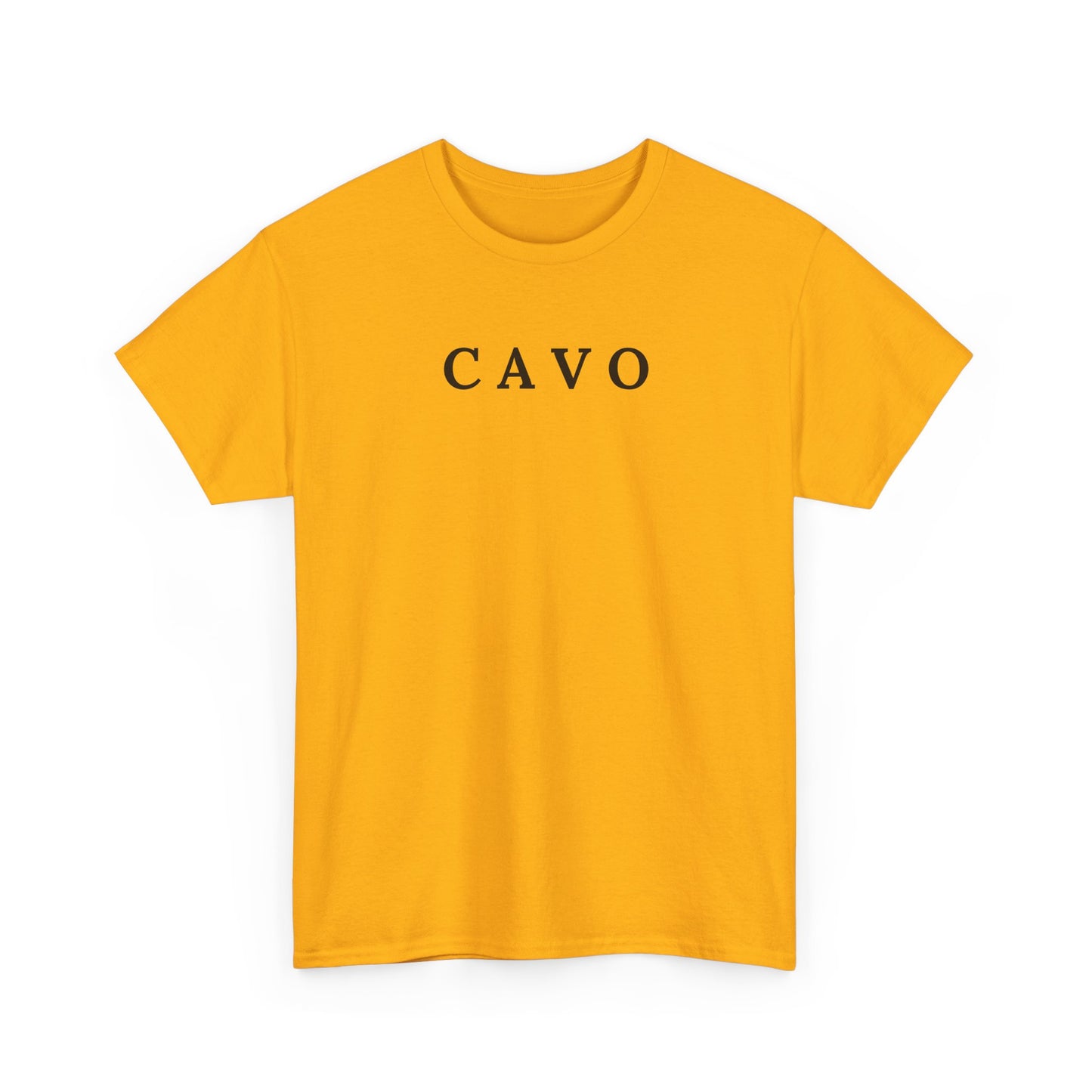 CAVO T-Shirt (Brustprint) – Unisex Heavy Cotton Tee | Nachhaltige Streetwear aus 100% Baumwolle