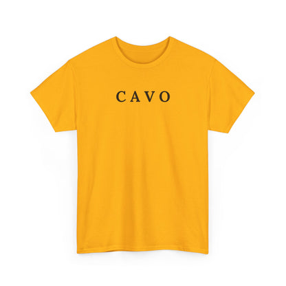 CAVO T-Shirt (Brustprint) – Unisex Heavy Cotton Tee | Nachhaltige Streetwear aus 100% Baumwolle