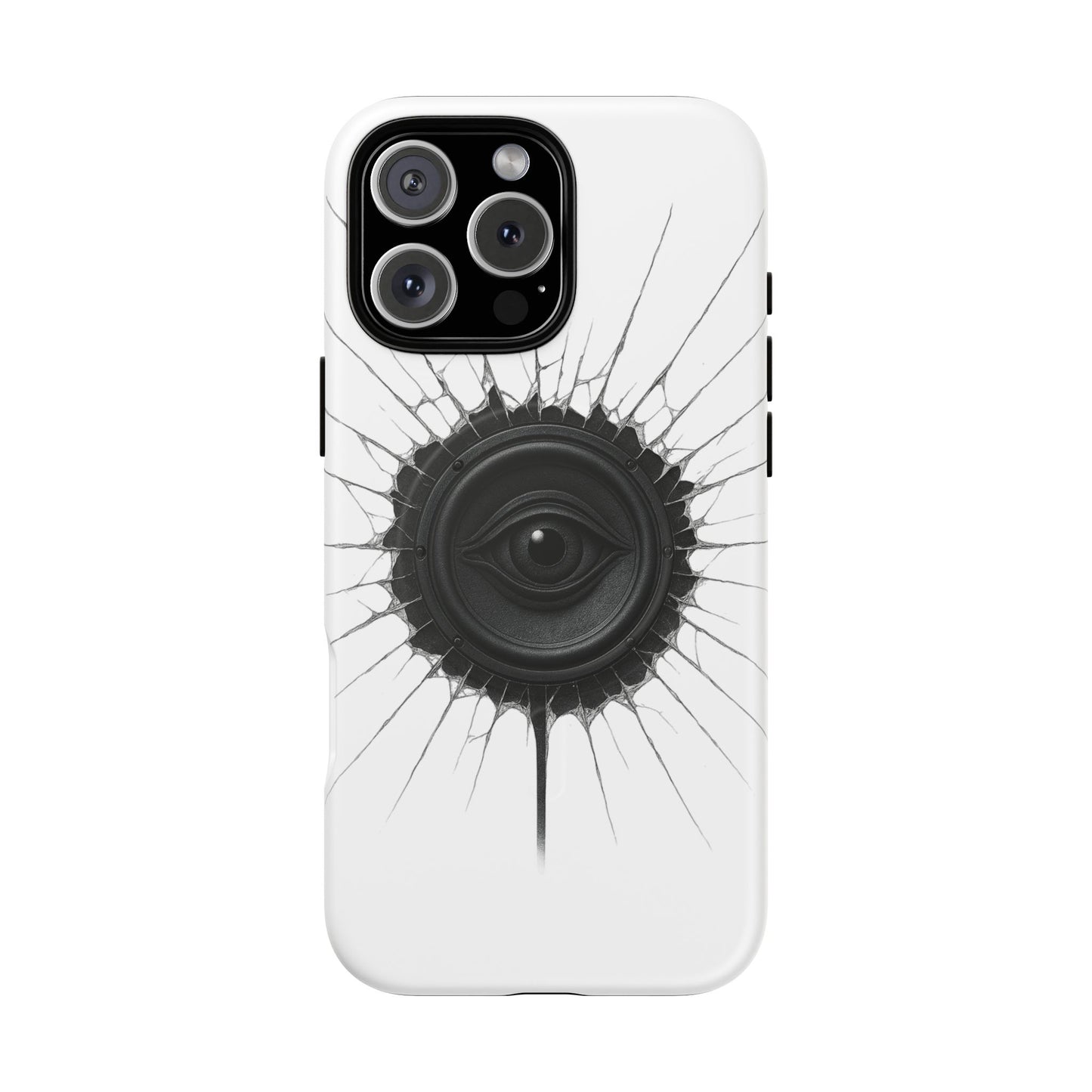 Surreal Eye Speaker Handyhülle – Kreatives Lautsprecher-Augen Design für Musik- & Kunstfans – Schutzhülle für iPhone & Android"