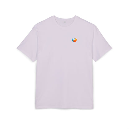 Yin Yang T-Shirt (Brustprint) – Element Wasser & Feuer Symbol im Energie-Design – Unisex Spiritual Streetwear Shirt