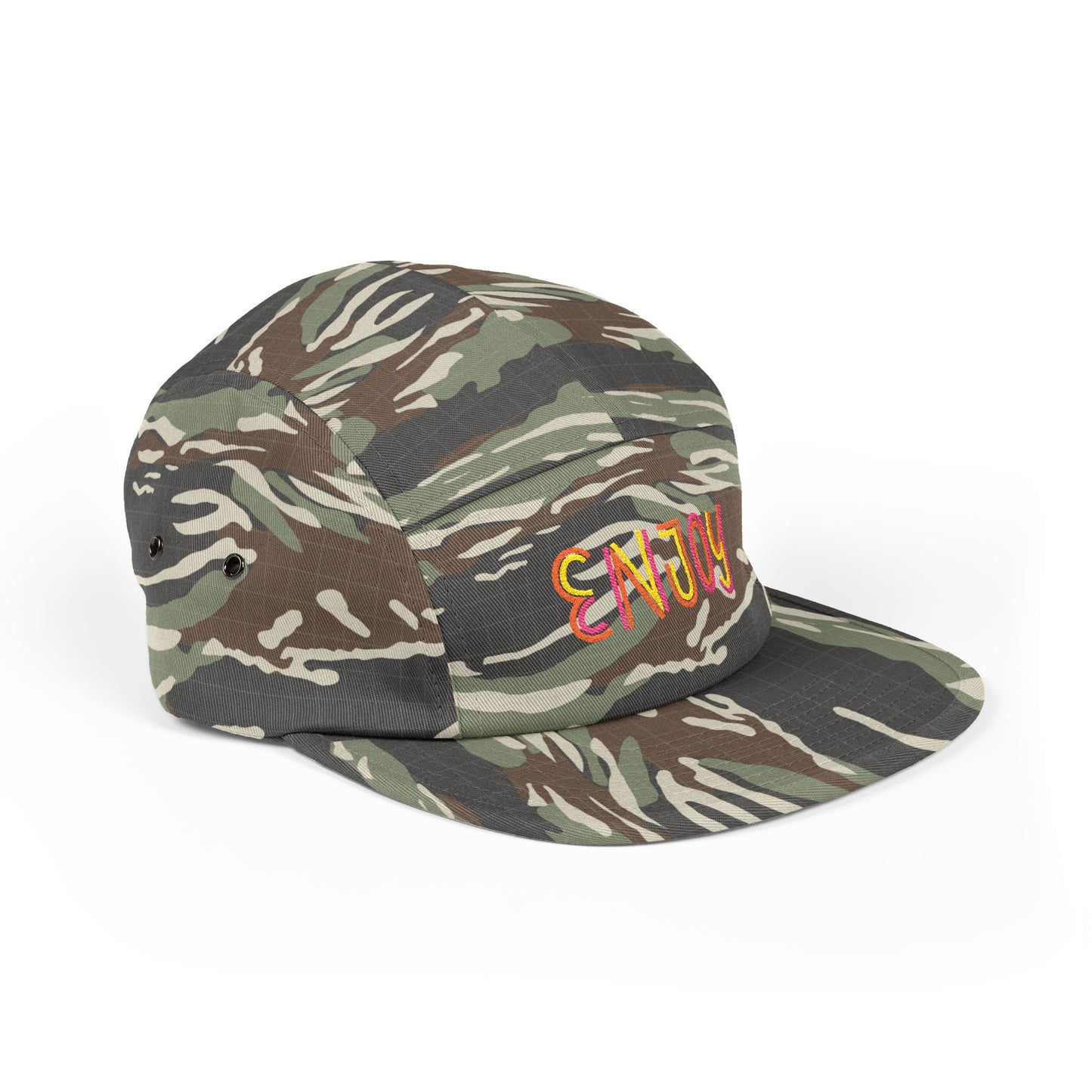 Enjoy – 5-Panel Cap mit Stickerei