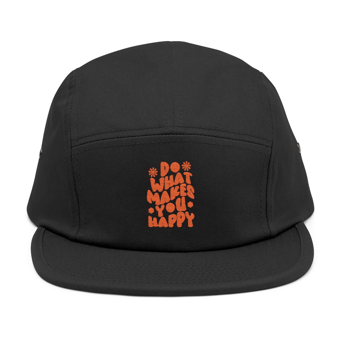 Do What Makes You Happy – 5-Panel Cap mit Stickerei