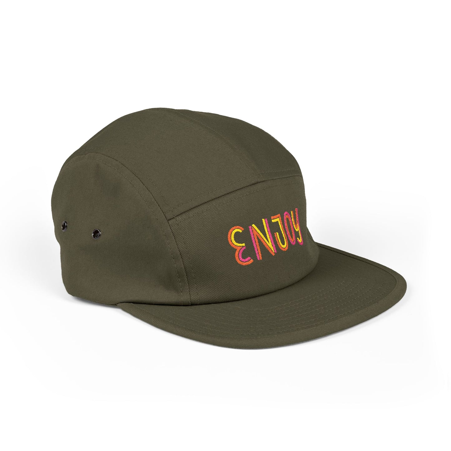 Enjoy – 5-Panel Cap mit Stickerei