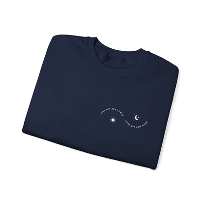 Sonne - Mond (Liebe - Leben) - Sweatshirt Unisex