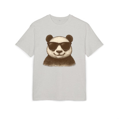 Cooler Panda T-Shirt (Brustprint) – Stylisches Unisex Shirt mit Sonnenbrillen-Motiv im Retro Look