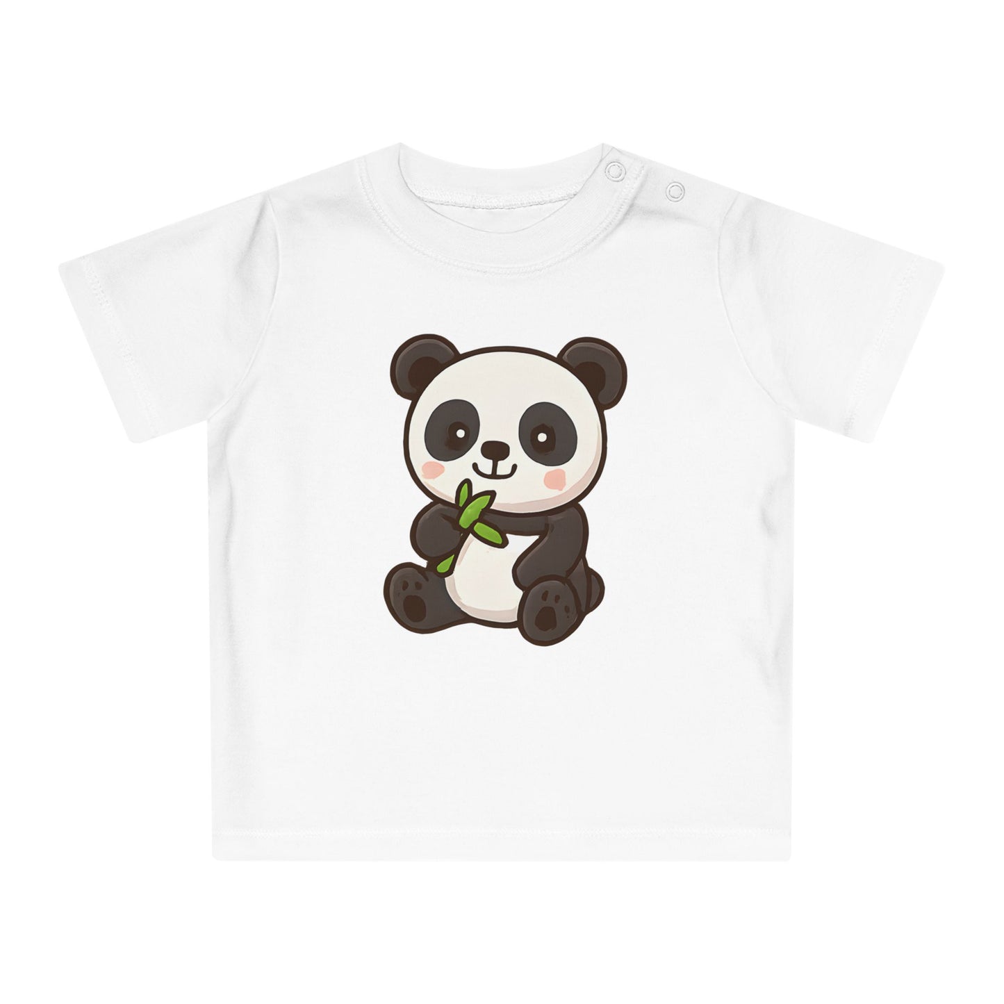 Baby T-Shirt „Cuddly Panda“ – Niedliches Panda-Motiv, Bio-Baumwolle, nachhaltige Babybekleidung für kleine Tierfreunde