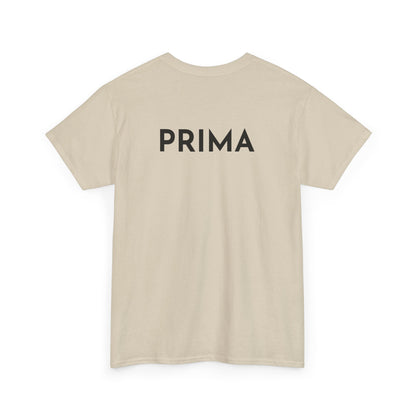 PRIMA T-Shirt (Rückenprint) – Unisex Heavy Cotton Tee | Nachhaltige Streetwear aus 100% Baumwolle