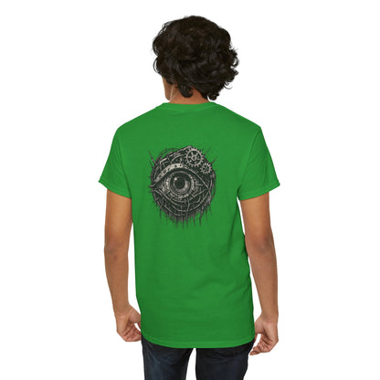 Biomechanisches Auge T-Shirt Unisex – Cyberpunk Zahnräder & Drähte Design | Futuristisches Cyborg Shirt für Sci-Fi & Gothic Fans