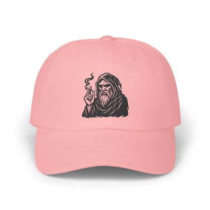 Dark Wizard Cap – Basecap mit Magier Motiv im Gothic & Tattoo Style – Unisex Streetwear Accessoire