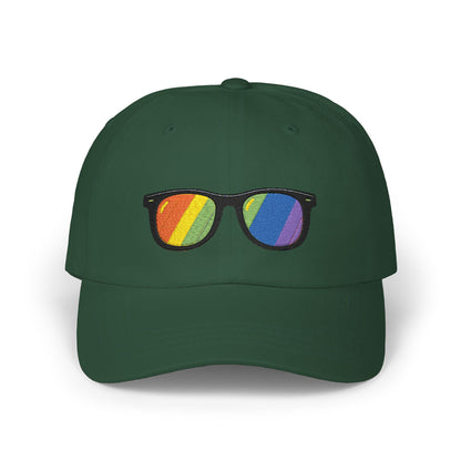 Regenbogen Sonnenbrille Cap – Stylische Unisex Snapback für Pride, Festivals & Streetwear