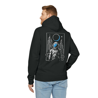 Futuristischer Astronaut Hoodie (Rückenprint) – Unisex Kapuzenpullover mit Space Design & Sci-Fi Motiv – Oversize Streetwear für Weltraum-Fans