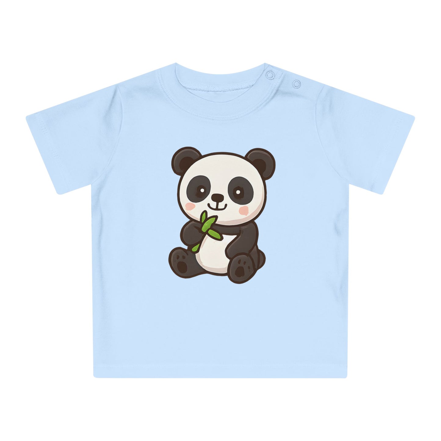 Baby T-Shirt „Cuddly Panda“ – Niedliches Panda-Motiv, Bio-Baumwolle, nachhaltige Babybekleidung für kleine Tierfreunde