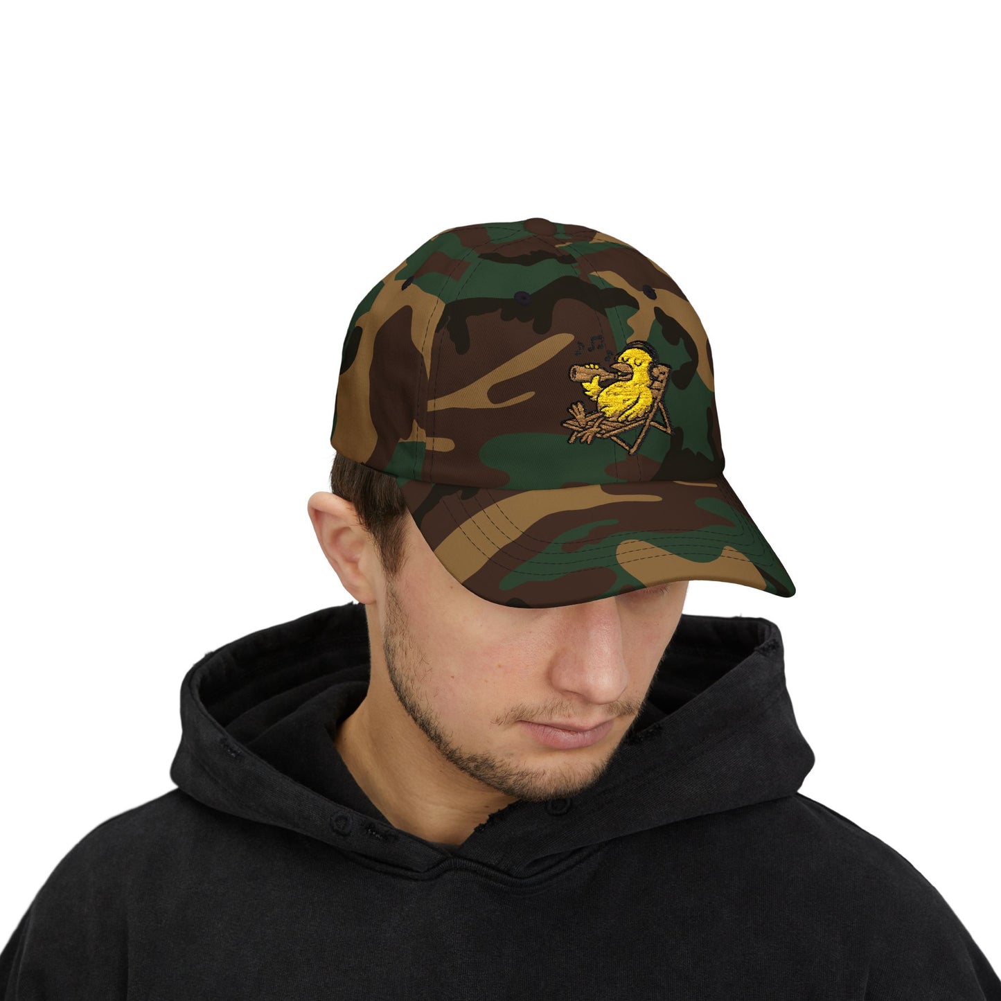Chillente Cap – Lustige Unisex Basecap mit Ente, Bier & Musik | Coole Kappe für Festival, Freizeit & Sommer