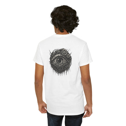 Biomechanisches Auge T-Shirt Unisex – Cyberpunk Zahnräder & Drähte Design | Futuristisches Cyborg Shirt für Sci-Fi & Gothic Fans