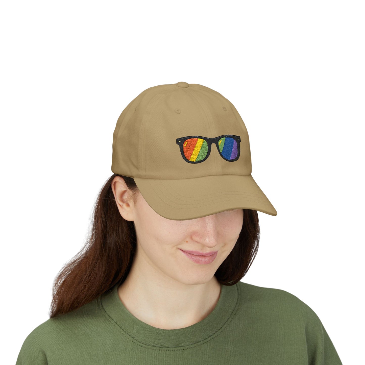 Regenbogen Sonnenbrille Cap – Stylische Unisex Snapback für Pride, Festivals & Streetwear