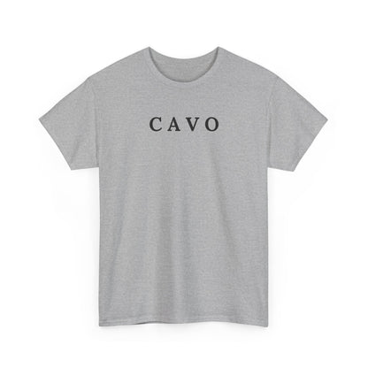 CAVO T-Shirt (Brustprint) – Unisex Heavy Cotton Tee | Nachhaltige Streetwear aus 100% Baumwolle