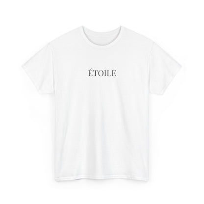 ÉTOILE T-Shirt (Brustprint) – Unisex Heavy Cotton Tee | Minimalistische Streetwear aus nachhaltiger Baumwolle