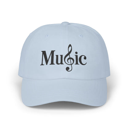 Music Cap – Stylische Basecap mit Notenschlüssel Logo für Musikliebhaber & Musiker – Unisex Streetwear Accessoire