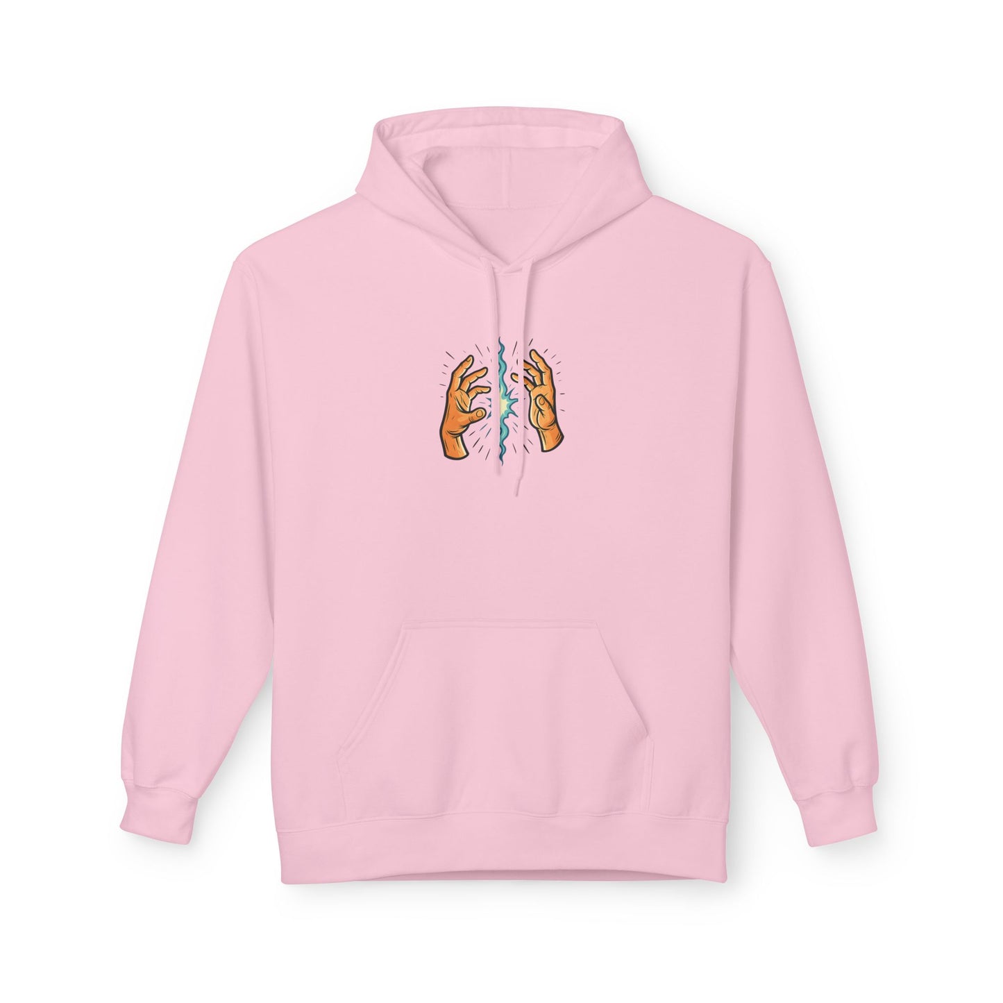 EXHALE Hoodie – Unisex Fleece Kapuzenpullover | Nachhaltige Streetwear mit Achtsamkeits-Statement