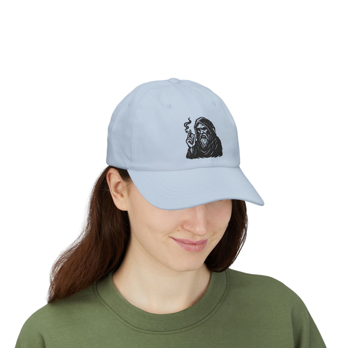 Dark Wizard Cap – Basecap mit Magier Motiv im Gothic & Tattoo Style – Unisex Streetwear Accessoire