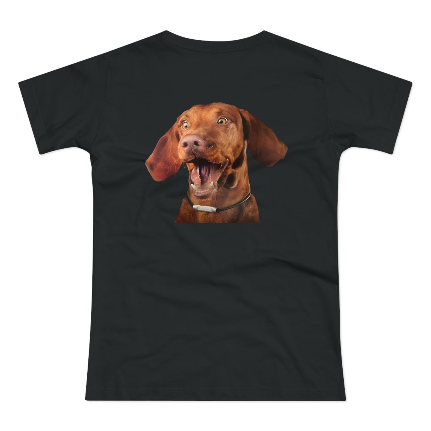 Happy Vizsla – Lustiges Hunde T-Shirt mit Vizsla-Motiv | Geschenk für Hundefans & Tierfreunde