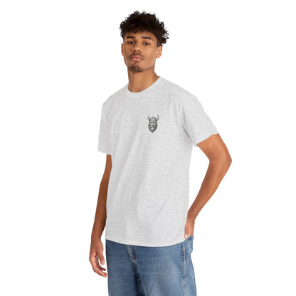 Wikinger T-Shirt Herren Unisex – Nordisches Krieger Design | Viking Skull Shirt | Nordic Mythology Streetwear