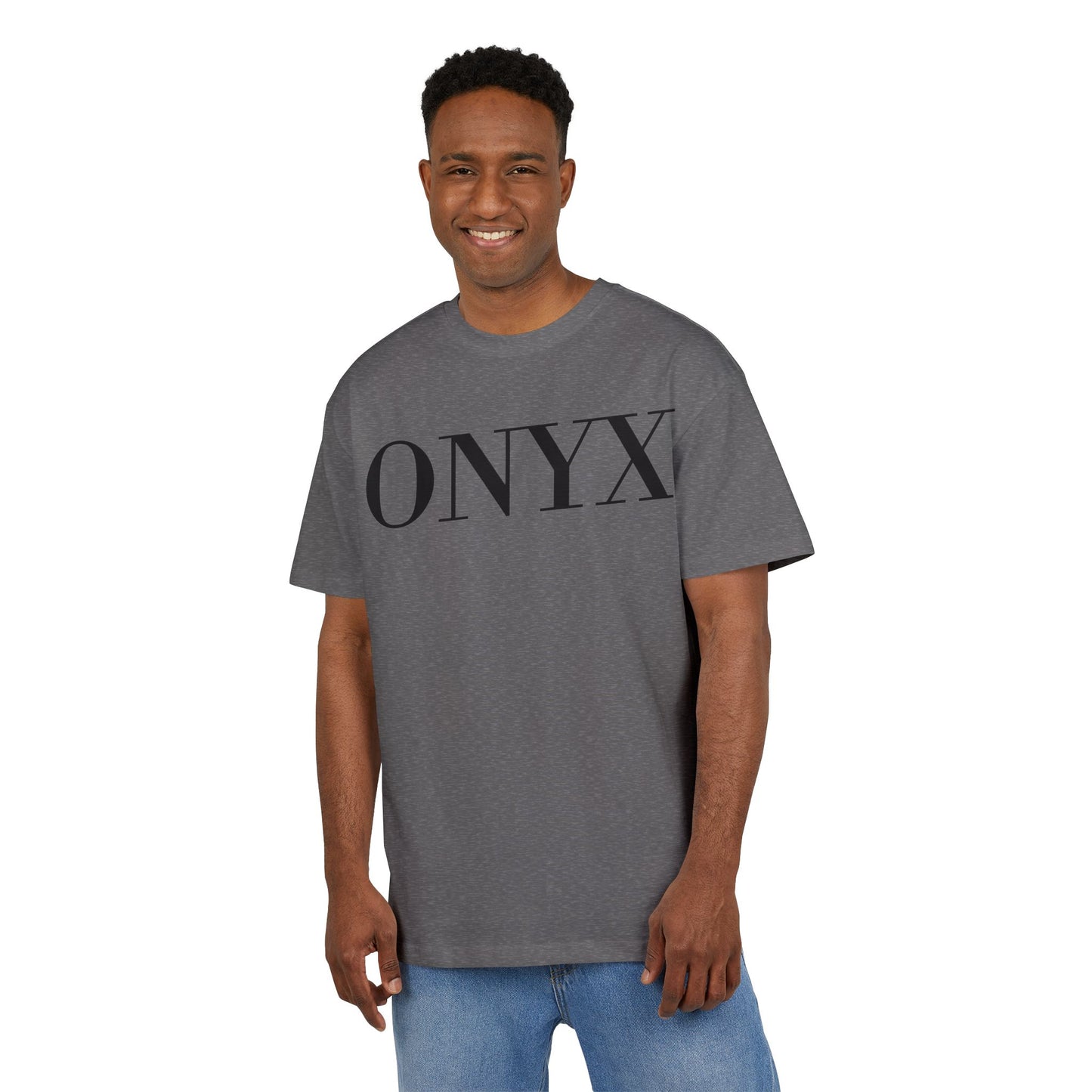ONYX T-Shirt (Brustprint) – Minimalistisches Oversize Streetwear Design für Damen & Herren