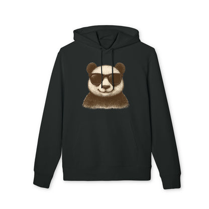Panda Hoodie mit Sonnenbrille (Brustprint) – Cooler Unisex Kapuzenpullover im Oversize Streetwear Look